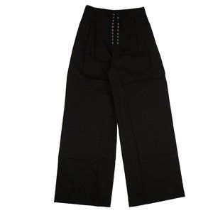 UNRAVEL PROJECT Black Wide Leg Pants Size S $860